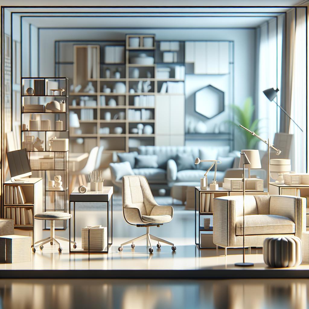 Custom 3D Home and Office Furniture Design Services