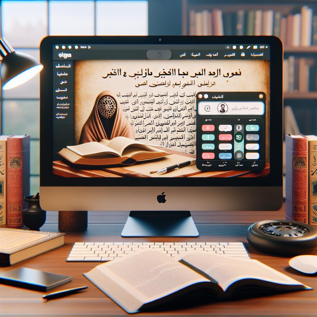 شرح النحو والبلاغة العربية عبر زووم وميت