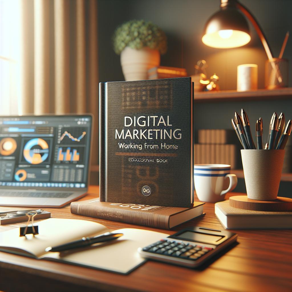 كتاب تعلم التسويق الإلكتروني والعمل من المنزل