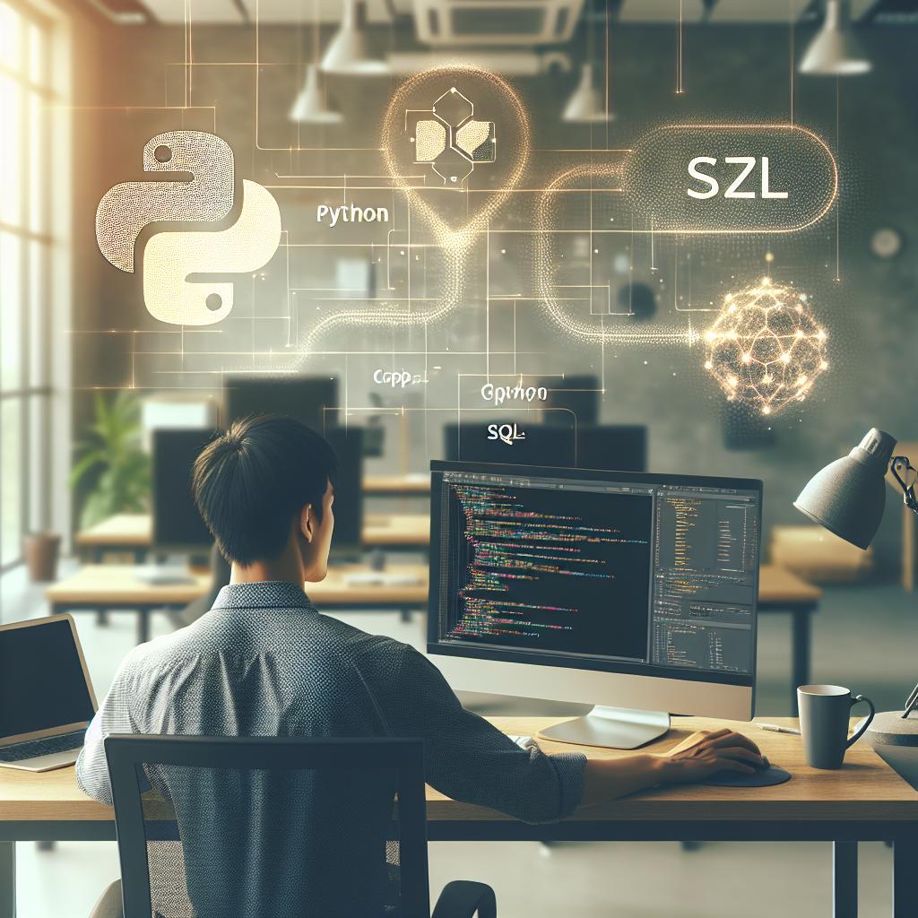 برمجة, بايثون, C++, SQL, تدريب, تعلم, تقنيات