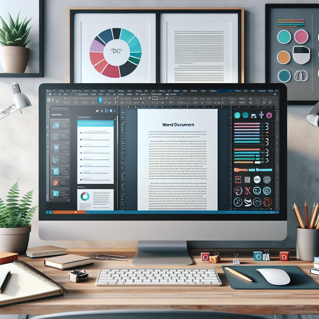 تنسيق مستندات,Word,تنسيق نصوص,تصميم مستندات,دروس Word,إطار جذاب,برامج معالجة النصوص