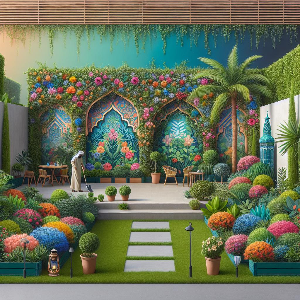 تصميم حدائق,حدائق ملونة,تصميم خارجي,نباتات,تنسيق حدائق,ديكور خارجي,أسلوب احترافي