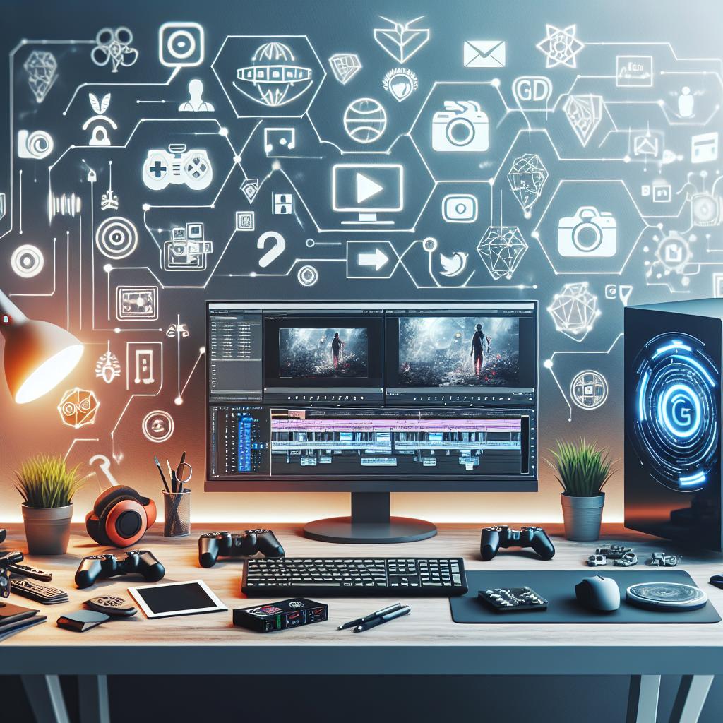 مونتاج فيديو,ألعاب الفيديو,تواصل اجتماعي,تحرير الفيديو,فيديو احترافي,صناعة المحتوى,تقنيات الفيديو