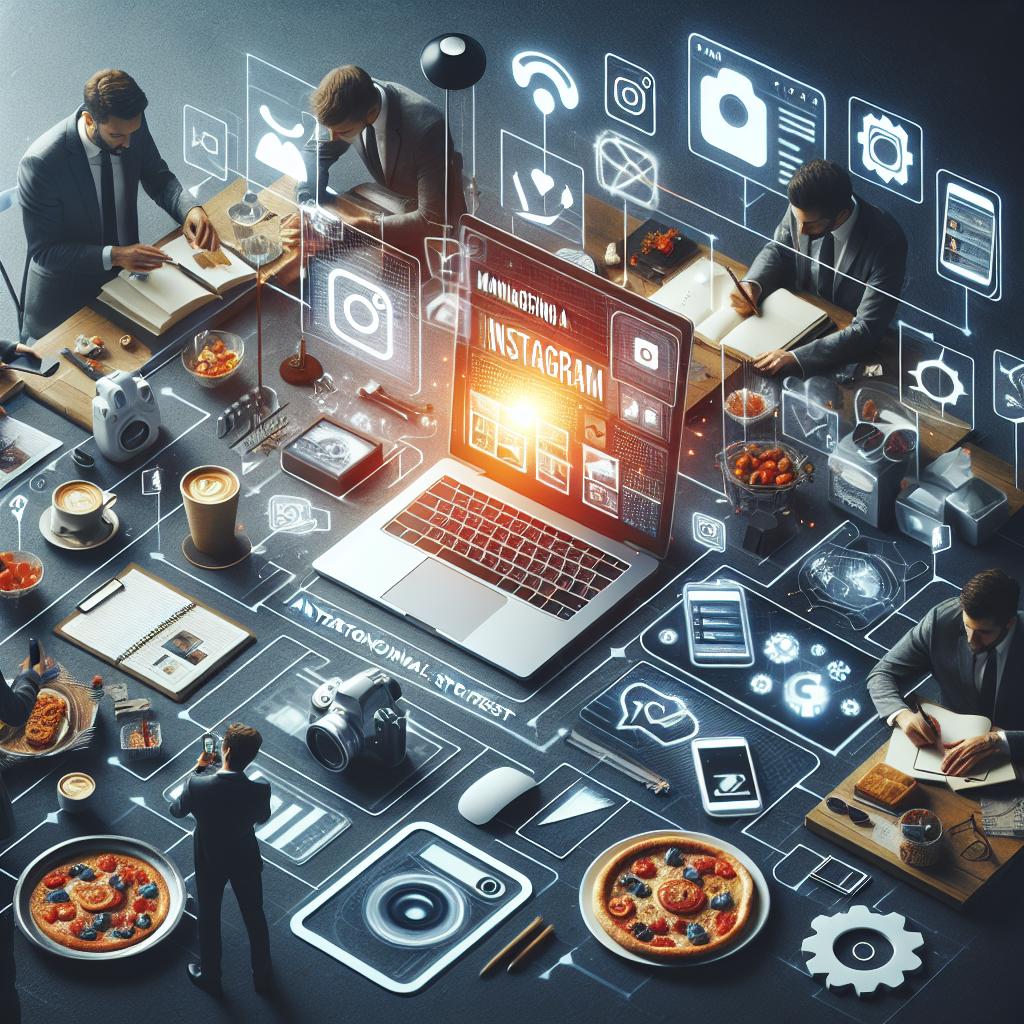 إدارة إنستغرام,تسويق رقمي,وسائل التواصل الاجتماعي,إستراتيجيات,تحسين محتوى,تفاعل مع الجمهور,حسابات شخصية