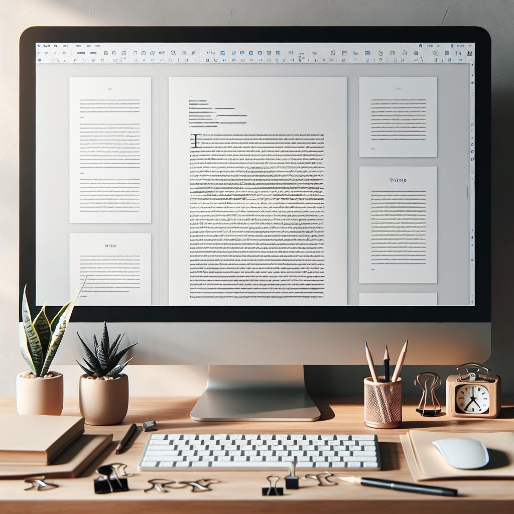 تنسيق مستندات,وورد,تنسيق احترافي,مستندات Word,تنظيم المستندات,تقنيات الكتابة,تحسين المستندات